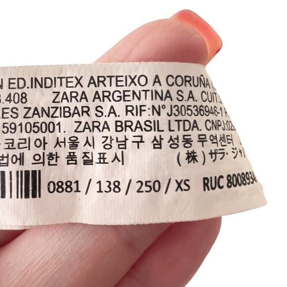 Zara White Off Shoulder Pleated Plisse Mini Dress‎ XS - Picture 9 of 9